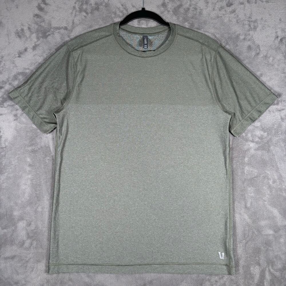 Vuori Grandview Tech Tee Men’s Large Olive Green Performance Shirt V197